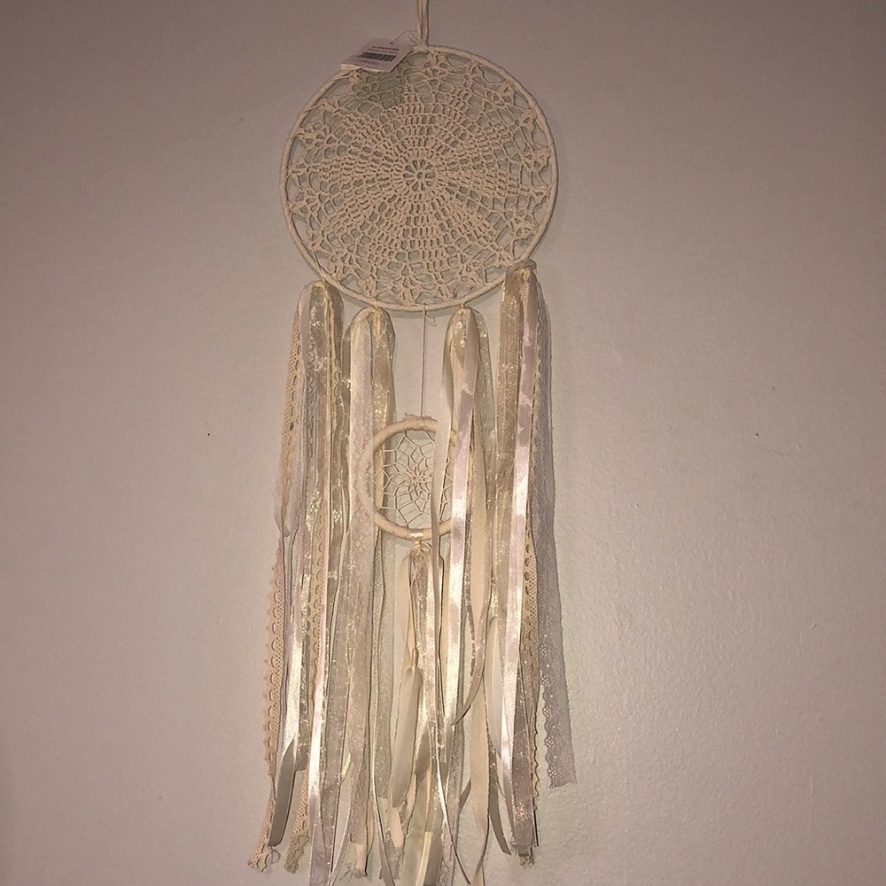 Knit dream catcher/ home wall decor